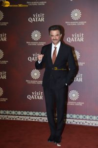 Celebration of the partnership between NMACC and Qatar attended by Anil Kapoor, Nargis Fakhri, Dhvani Bhanushali, and others