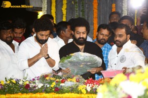 Jr NTR and Kalyan Ram pay tribute to their legendary grandfather N.T. Rama Rao