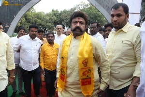 N.T. Rama Rao's family visits NTR Ghat on Jan 18, 2024, to pay respects to the legendary actor and politician