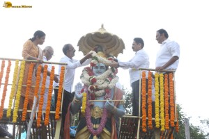 N.T. Rama Rao's family visits NTR Ghat on Jan 18, 2024, to pay respects to the legendary actor and politician