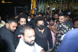 N.T. Rama Rao's family visits NTR Ghat on Jan 18, 2024, to pay respects to the legendary actor and politician