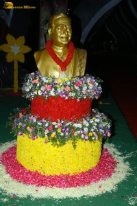 Nandamuri Balakrishna and Jr NTR visit NTR Ghat on May 28, 2023