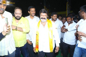 Nandamuri Balakrishna and Jr NTR visit NTR Ghat on May 28, 2023