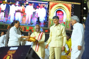 NTR Centenary Celebrations attended by Chandrababu Naidu, Nandamuri Balakrishna, Venkatesh Daggubati, Jayasudha, Jayaprada, and others