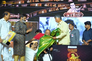 NTR Centenary Celebrations attended by Chandrababu Naidu, Nandamuri Balakrishna, Venkatesh Daggubati, Jayasudha, Jayaprada, and others