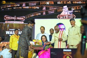 NTR Centenary Celebrations attended by Chandrababu Naidu, Nandamuri Balakrishna, Venkatesh Daggubati, Jayasudha, Jayaprada, and others