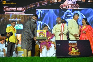 NTR Centenary Celebrations attended by Chandrababu Naidu, Nandamuri Balakrishna, Venkatesh Daggubati, Jayasudha, Jayaprada, and others