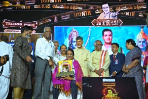 NTR Centenary Celebrations attended by Chandrababu Naidu, Nandamuri Balakrishna, Venkatesh Daggubati, Jayasudha, Jayaprada, and others