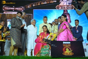 NTR Centenary Celebrations attended by Chandrababu Naidu, Nandamuri Balakrishna, Venkatesh Daggubati, Jayasudha, Jayaprada, and others