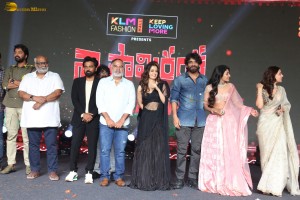 Naa Saami Ranga Pre-Release Function attended by Nagarjuna, Allari Naresh, Ashika Ranganath, Mirnaa Menon, and Rukshar Dhillon