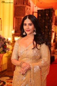 telugu actress nabha natesh gorgeous in a transparent saree