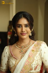 actress nabha natesh pretty in a lehenga choli dress