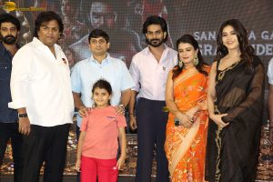 Nagabandham Success Meet attended by Virat Karma, Nabha Natesh, and others