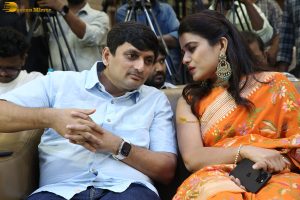 Nagabandham Success Meet attended by Virat Karma, Nabha Natesh, and others