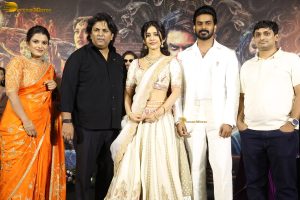 Nagabandham Trailer Launch attended by Virat Karrna, Nabha Natesh, and Iswarya Menon