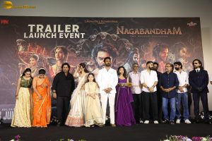 Nagabandham Trailer Launch attended by Virat Karrna, Nabha Natesh, and Iswarya Menon