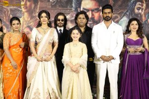 Nagabandham Trailer Launch attended by Virat Karrna, Nabha Natesh, and Iswarya Menon