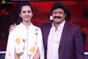 Unstoppable Season 4 Launch Press Meet attended by Nandamuri Balakrishna, Tejaswini, and Allu Aravind