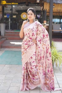 Actress Nandita Swetha poses for photoshoot in a saree