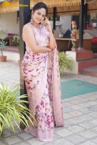 Actress Nandita Swetha poses for photoshoot in a saree