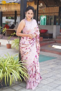 Actress Nandita Swetha poses for photoshoot in a saree