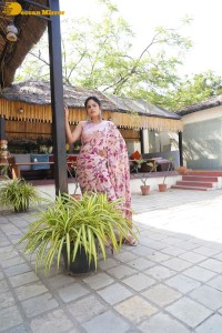 Actress Nandita Swetha poses for photoshoot in a saree