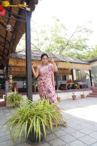 Actress Nandita Swetha poses for photoshoot in a saree