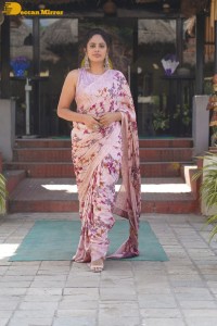 Actress Nandita Swetha poses for photoshoot in a saree