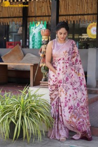 Actress Nandita Swetha poses for photoshoot in a saree