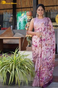Actress Nandita Swetha poses for photoshoot in a saree