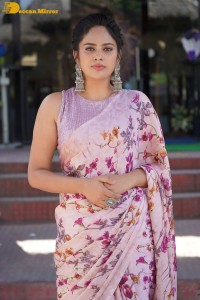 Actress Nandita Swetha poses for photoshoot in a saree