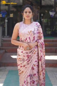 Actress Nandita Swetha poses for photoshoot in a saree