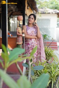 Actress Nandita Swetha poses for photoshoot in a saree