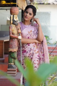 Actress Nandita Swetha poses for photoshoot in a saree