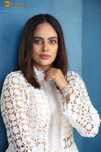 actress nandita swetha sexy photoshoot in a white dress