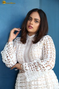 actress nandita swetha sexy photoshoot in a white dress