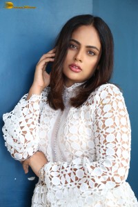 actress nandita swetha sexy photoshoot in a white dress