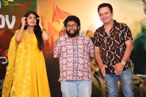 Narakasura Trailer Launch attended by Rakshit Atluri, Sangeerthana Vipin, and Naga Shaurya