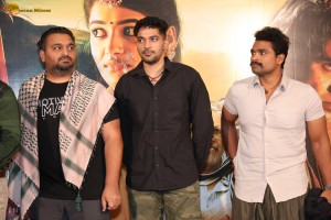 Narakasura Trailer Launch attended by Rakshit Atluri, Sangeerthana Vipin, and Naga Shaurya