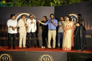 Naresh Golden Jubilee Event attended by Jackie Shroff, Poonam Dhillon, Suhasini, Khushboo, and others