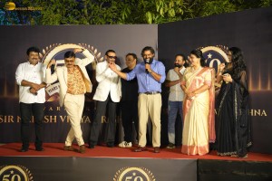 Naresh Golden Jubilee Event attended by Jackie Shroff, Poonam Dhillon, Suhasini, Khushboo, and others