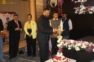 National Fitness and Wellness Conclave 2025 attended by Harbhajan Singh, Saiyami Kher, Saina Nehwal, and Rohit Shetty