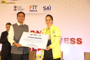 National Fitness and Wellness Conclave 2025 attended by Harbhajan Singh, Saiyami Kher, Saina Nehwal, and Rohit Shetty