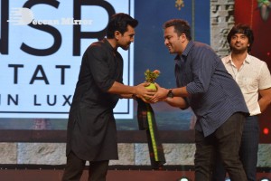 Natyam movie Pre-Release Event attended by Actress Sandhya Raju and Guest Ram Charan Teja