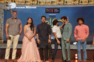 Natyam movie Pre-Release Event attended by Actress Sandhya Raju and Guest Ram Charan Teja