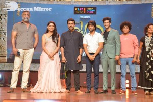 Natyam movie Pre-Release Event attended by Actress Sandhya Raju and Guest Ram Charan Teja