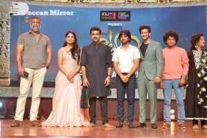 Natyam movie Pre-Release Event attended by Actress Sandhya Raju and Guest Ram Charan Teja