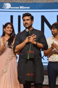 Natyam movie Pre-Release Event attended by Actress Sandhya Raju and Guest Ram Charan Teja