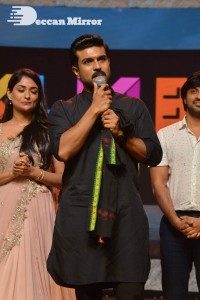 Natyam movie Pre-Release Event attended by Actress Sandhya Raju and Guest Ram Charan Teja