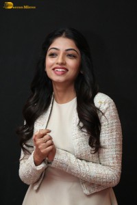 actress navya swamy in a white dress